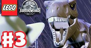 LEGO Jurassic World - Gameplay Walkthrough Part 3 - T-Rex Attack! (PC)