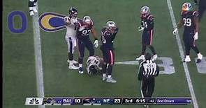 Nick Boyle Serious Knee Injury Vs Patriots ( Carted Off ) | NFL Week 10