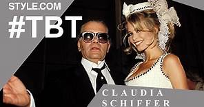 Claudia Schiffer: Chanel Muse, Guess Girl, and Iconic Blonde - #TBT with Tim Blanks - Style.com