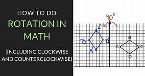 Rotation Rules in Math | Mathcation