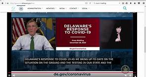 Delaware officials provide COVID-19 update