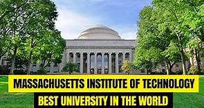Massachusetts Institute of Technology. Welcome to MIT