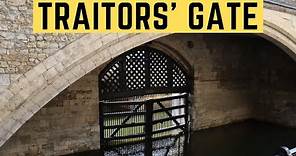 TRAITORS' GATE - The NOTORIOUS Entrance To The Tower Of London!
