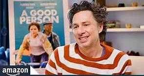 A Good Person: Zach Braff Discusses His New MGM Film | Amazon News