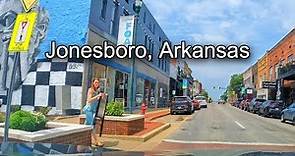 Driving in Jonesboro Arkansas/Arkansas State University 4K