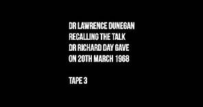Dr Richard Day. New Order of Barbarians - Tape 3