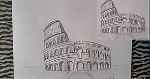Como Dibujar EL COLISEO DE ROMA | How to Draw The Colosseum