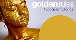Perfect Typographic Logos Using The GOLDEN RULES