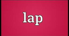 Lap Meaning