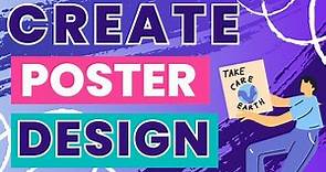How To Create A Poster Design in Canva - Step-by-Step Tutorial