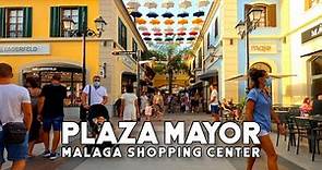 Plaza Mayor Malaga & Designer Outlet Experience August 2021 Summer Costa del Sol | Málaga Spain [4K]