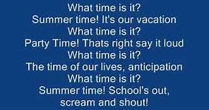 High School Musical 2 - What Time Is It? [Lyrics]