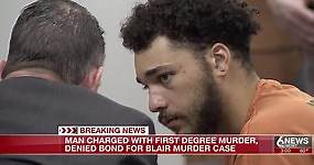 Blair murder suspect waives hearing; case appears headed to trial