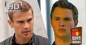 Insurgent - Divergent 2 | the Guys meet the press (2015) Ansel Elgort Theo James Jai Courtney