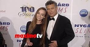 Steven Bauer & 18-Year Old Girlfriend Lyda Loudon "Night of 100 Stars" Oscars 2015 Viewing Party