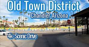 Driving in Arizona | 4k Chandler Arizona Old Town