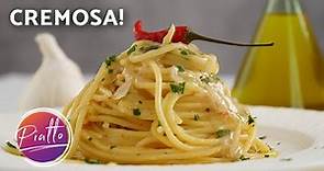 Spaghetti Aglio Olio e Peperoncino CREMOSISSIMI! Facile Veloce