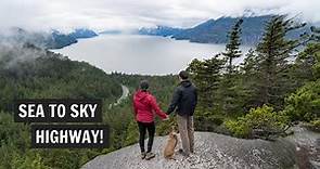 Driving the Sea to Sky Highway in British Columbia! (Waterfalls, Whistler train wreck, & MORE!)