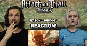 Attack on Titan | 1x1 To You, in 2000 Years: The Fall of Shiganshina, Part 1 - REACTION!