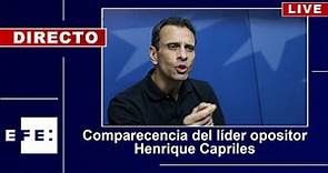 🔴📡 Rueda de prensa de Henrique Capriles