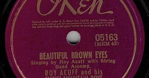 Roy Acuff And His Smoky Mountain Boys - Beautiful Brown Eyes / Living On The Mountain, Baby Mine