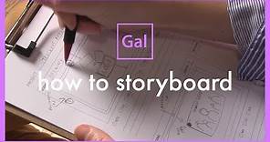How to Storyboard / storyboarding for everybody! tutorial storyboard template