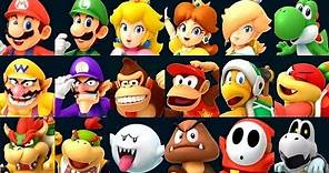 Super Mario Party - All Characters