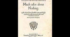 "Mucho ruido y pocas nueces" de William Shakespeare. Análisis psicoanalítico.