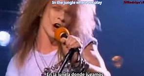 Guns N' Roses - Welcome To The Jungle [Lyrics y Subtitulos en Español]