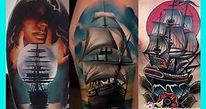 Tatuajes de Barcos para Mujeres y Hombres | Diseños de Tatuajes de Barcos