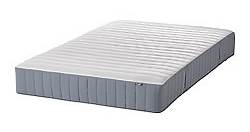 VALEVÅG - 單人加大獨立筒彈簧床墊, 高硬/淺藍色, 120x200 公分 | IKEA 線上購物