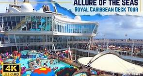 Allure of the Seas | Walking Tour of Royal Caribbean's Colossal Oasis-Class Cruise Ship