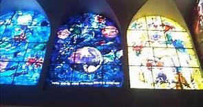 Chagall Windows in the Abbell Synagogue at the Hadassah Ein Karem Hospital in Jerusalem