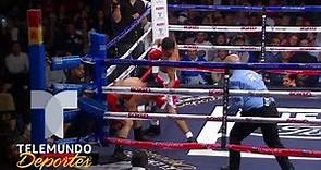Iván García vence con tremendo nocaut a Emiliano Hernández | Boxeo Telemundo