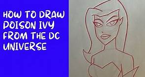 How to Draw Poison Ivy from the DC Universe