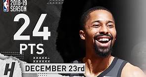 Spencer Dinwiddie Full Highlights Nets vs Suns 2018.12.23 - 24 Pts, 7 Ast, 2 Rebounds!