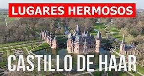 Castillo De Haar en 4k. Países Bajos y Utrecht para visitar