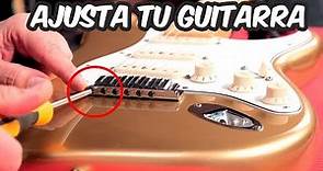 MISTERIO REVELADO: Luthier explica cómo AJUSTAR tu guitarra para que SUENE y AFINE PERFECTA