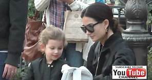 Lily Aldridge and Caleb Followill talks their daughter shopping at The Grove in Hollywood