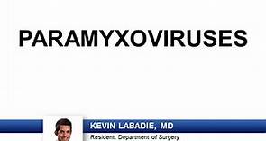 USMLE-Rx Express Video of the Week: Paramyxoviruses