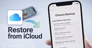 How to Restore iPhone from iCloud Backup in 2 Ways (2024)