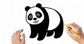 Cómo dibujar un panda | Dibujos sencillos
