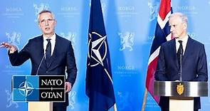 NATO Secretary General with the Prime Minister of Norway 🇳🇴 Jonas Gahr Støre, 30 MAY 2023