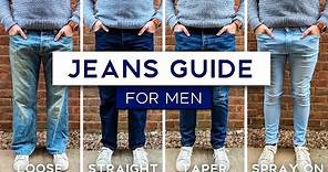 Men's Jeans Fit Guide | The Best Style Jeans For Your Physique