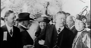 TR and Mrs. Roosevelt [at the Panama-California Exposition, 1915]
