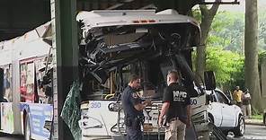 1 critical after Bronx bus crash