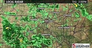 Live weather radar and conditions in St. Louis area
