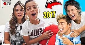REACTING To Our FIRST EVER YOUTUBE VIDEO!!! (SO CRINGE) 😂 | The Royalty Family