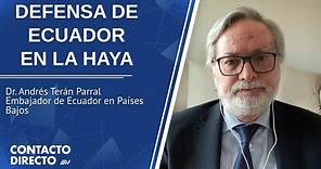 Entrevista con Andrés Terán - Embajador de Ecuador en Países Bajos | Contacto Directo | Ecuavisa