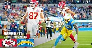 Kansas City Chiefs vs. Los Angeles Chargers | 2022 Week 11 Game Highlights